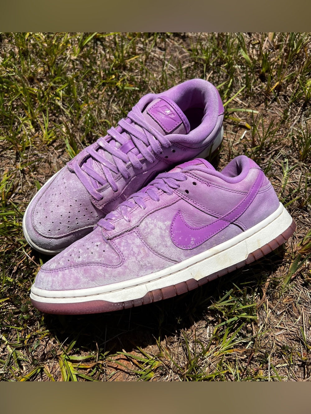 CLEAN Nike size 8.5 Womens Dunk Low Rush Fuchsia Pink shoes